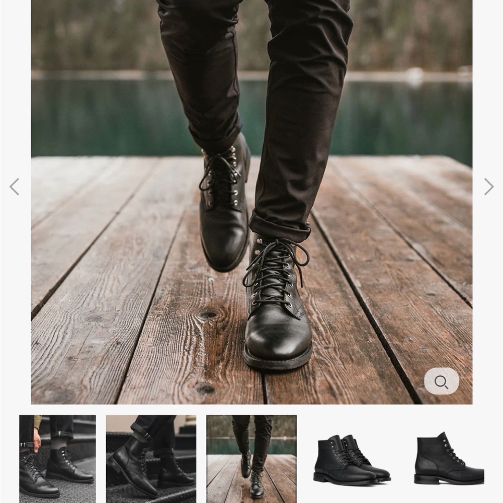 Thursday Boot Company Black Matte President Boot  Men’s Size 11.5